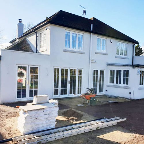 Machine Applied Rendering and Screeding