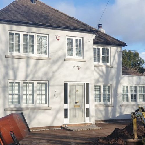 Machine Applied Rendering and Screeding