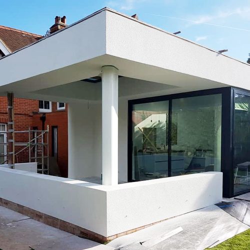 Machine Applied Rendering and Screeding