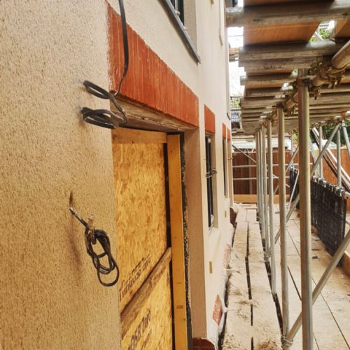 Machine Applied Rendering and Screeding