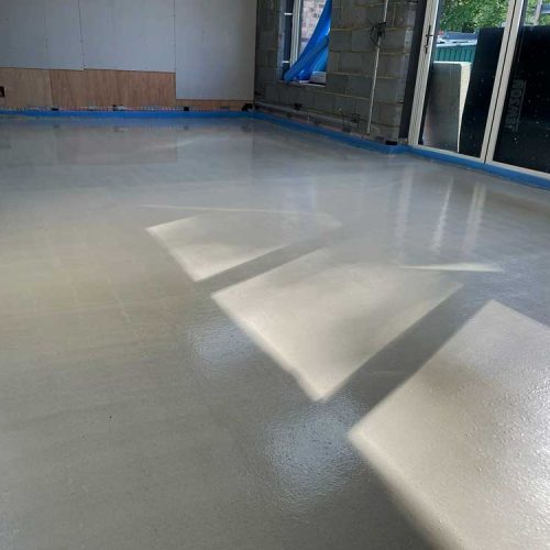 Machine Applied Rendering and Liquid Screeding