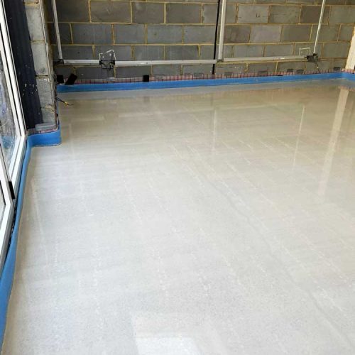 Machine Applied Rendering and Liquid Screeding