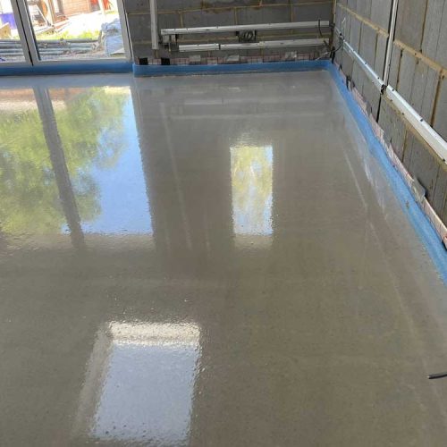 Machine Applied Rendering and Liquid Screeding