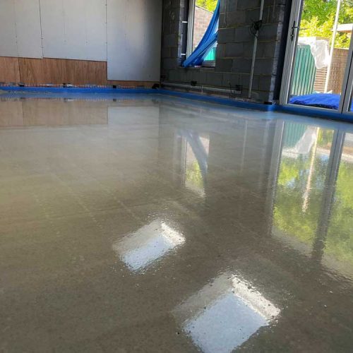 Machine Applied Rendering and Liquid Screeding